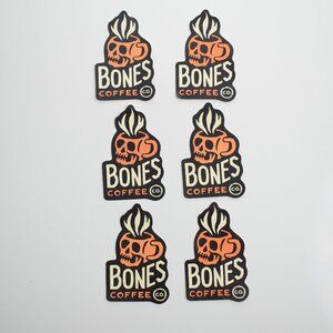 Bones Coffee Co Stickers - 6 Pack
